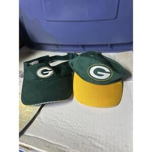 Vintage Green Bay Packers Youth Cap & Visor Lot‎ NFL Football